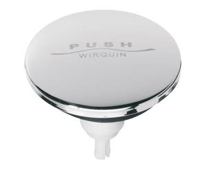 Clapet de baignoire quick-clac en inox - Wirquin SP9260 - Gris - Pièces détachées pour baignoire