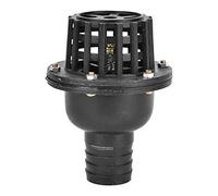 Clapet de pied pompe à eau, clapet anti-retour plat basse pression en PVC noir for machine fluide, vanne d'eau 1,5 po/2, po/3 po/4 po