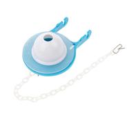 Clapet de Réservoir de Toilettes avec Chaînette, Rechange PVC | Pièce pour Anciens Réservoirs, Aide à Limiter les Fuites, Entretien Salle de Bains, Convient aux Propriétaires et Hôtels