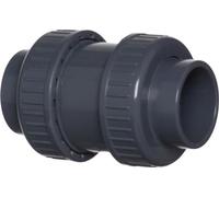 Clapet de retenue avec ressort 110 mm, PVC-U, 2x joint collé,