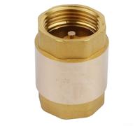 Clapet de retour en laiton 1" pour contrôle de l'eau, mécanisme anti-retour pour barils de pluie et pompes, conçu pour une performance fiable (2,5 cm)