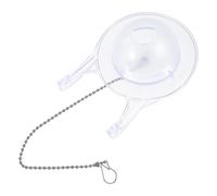 Clapet de Toilette PVC 3 Pouces Chaîne pour Réservoir | Souple et Résistant au Calcaire, Pièce de Rechange pour Cuvette, Entretien Salle de Bain, Usage Domestique
