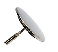 Clapet recouvrant pour vidage baignoire - NICOLL - 9887806/0411916 - Inox - Ø70 mm - Gris