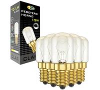 CLAR - Ampoule Four 15W E14 300 Degré pour Frigo et Lampe de Sel (Pack 5)