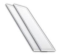 CLAR - Dalle LED 120x30, Panneau LED 120x30, Panneau LED, LED Lighting Panel, 40W Blanc Froid 6000ºK (Pack 2)