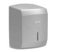 CLAR - Distributeur de papier essuie-mains argent - maxi dévidage
