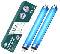 CLAR - Neon Anti Moustique, Anti Insecte, pour Lampe, Destructeur d’Insecte, Ampoule Tue Mouche, 13,6 x 1,6cm (4W Pack 2)