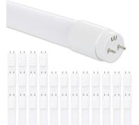 CLAR - Néon LED 60 cm T8 10W, Tube LED, Blanc Chaud 3000K (Pack 30)