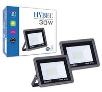 CLAR - Projecteur LED Extérieur 30W, Spot LED 3000K IP65, Éclairage Extérieur pour Jardin, Terrasse ou Façade (Pack 2)