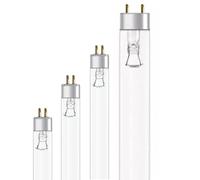 CLAR - Tube Stérilisateur Germicide UV 8W, Lumière Désinfectante Ultraviolette, Tubes Fluorescents UV, Lampe Ultraviolette, 28,8 x 1,6 cm (8 Watts T5, Pack 2)
