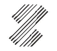 Claral 12pcs 4" 105mm Lames de scie à chantourner Épinglé Bois Lame Fit for Dremel Moto Saw Claral (Outer Diameters : Wood Plastic)