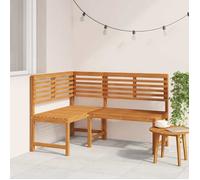 Clarence* Banquette d'angle de Jardin - chaise d'extérieur,140 cm Bois solide d'acacia &Europ2118403