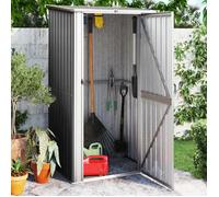 CLARENCE Chalet et Jardin - VIDAXL - Abri de jardin, Multifonctions, Anthracite 118,5x97x209,5 cm Acier galvanisé FR64
