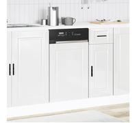 Clarence* Panneau pour lave-vaisselle - Meuble cuisine - Porto blanc brillant 45x1,5x67 cm EU921513