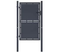Clarence* Portail de jardin - Portillon Acier 100x150 cm Anthracite &Europ1817790
