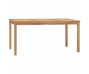 Clarence* Table à dîner de jardin 6 personnes - Table repas de jardin 160x80x77 cm Bois de teck solide &Europ1919968