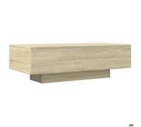 CLARENCE® Table basse - Petite Table d'appoint - chêne sonoma 100x49 5x31 cm bois d'ingénierie ll3996