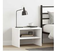 Clarence* Table de chevet - Table de Lit/Armoire de rangement Blanc 40x30x30 cm Bois d'ingénierie &Europ7966888