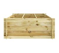 CLARENCE - TOP* Lit de plantation/boîte DE Fleur,Moderne, Lit surélevé 150x100x40 cm bois imprégné 8927073