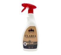 CLARIA - Le Bouscatier Nettoyant Vitre Insert et Poêle 750ml - Spray pour Poêle à Bois et à Granulés, Cheminée - Élimine Suie, Goudron et Dépôts de Fumée - Formule Adhérente Sans Coulure