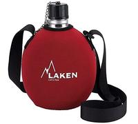 Gourde de randonnée - LAKEN - 1 L - Aluminium léger - Revêtement intérieur en polyamide sans BPA - Housse en néoprène
