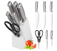 Bloc porte-couteaux C-MBS 4018, 7 pièces, blanc
