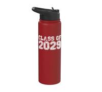 e 2029 Grow with Me Future Graduation Year Stainless Steel Insulated Water Bottle