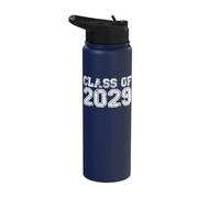 e 2029 Grow with Me Future Graduation Year Stainless Steel Insulated Water Bottle