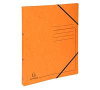 Classeur 2 anneaux 15mm carte lustrée imprimée - A4 - Orange
