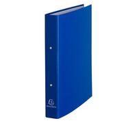 Classeur 2 anneaux carton plastifié A4 dos 4 cm bleu