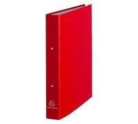 Classeur 2 anneaux carton plastifié A4 dos 4 cm rouge