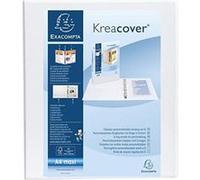 Classeur 2 anneaux en d 16mm remborde 3 pochettes exterieures krea cover - a4 maxi exacompta 51820wodse G