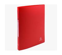 Classeur 2 anneaux plastifié Exacompta Opak A4 Dos 2 cm - rouge