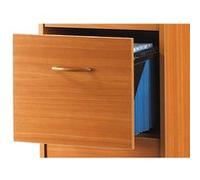 Classeur 3 Tiroirs Pour 75 Dossiers Suspendus 41,4 x 108,4 x 44 cm - Merisier - L 41.4 x l 44 x H 108.4 cm Blanc G