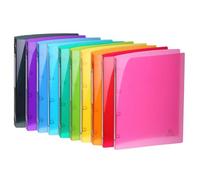 Exacompta Classeur 4 anneaux IDERAMA PP 15 mm A4 5/10e - Couleurs assorties