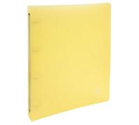 Classeur 4 anneaux 30 mm polypropylène Chromaline Pastel - A4 Maxi - Jaune