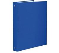 Exacompta Classeur 4 anneaux Carton plastifié Dos 3,5 cm Bleu