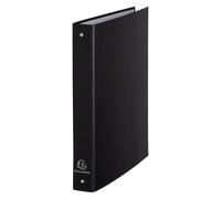 Classeur 4 anneaux carton plastifié dos 3,5 cm noir