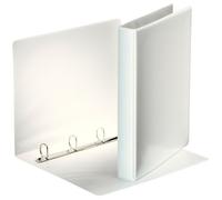 Classeur 4 anneaux cartonné Esselte personnalisable A4 - Dos 4,5 cm - Blanc