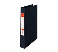 Classeur 4 anneaux cartonné Esselte Vivida A4 - dos 3,5 cm - noir