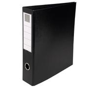 Classeur 4 anneaux cartonné Exacompta A4 maxi - Dos 7 cm couleurs assorties noir