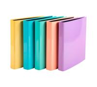 Classeur 4 anneaux cartonné Exacompta Aquarel A4 - Dos 4 cm coloris assortis