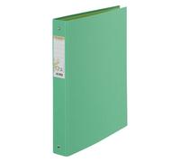 Classeur 4 anneaux Exacompta Forever carton recy os 3,5 cm vert clair / vert foncé 26 x 32 cm
