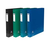 Classeur 4 anneaux plastifié Oxford Oceanis - couleurs assorties