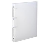 Classeur 4 anneaux plastifié Viquel Propyglass Viquel A4Maxi - Dos 4 cm - translucide incolore