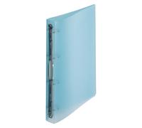 Classeur 4 anneaux plastique Viquel A4 dos 3,5 cm couleurs pastel translucides assorties