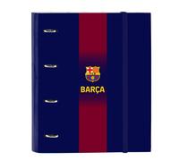 Safta F.C. Barcelona 1ère équipe 25/26 Classeur 4 anneaux de 35 cm avec 100 feuilles A4, idéal pour enfants de différents âges, confortable et polyvalent, qualité et résistance, 27 x 3,5 x 32 cm, Bleu