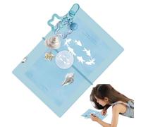Classeur à 5 anneaux en film transparent à remplir | Classeur de poche M5 pour la maison, l'école, les voyages, les notes quotidiennes, planificateur, voyage, scrapbooking