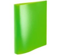 Classeur à anneaux, A4, 2 anneaux, vert fluo