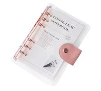 Classeur à anneaux budgétaire, planificateur à anneaux transparent, journal annuel pour planification budgétaire, matériau PVC et papier, facile d'accès, accessoires de planification polyvalents